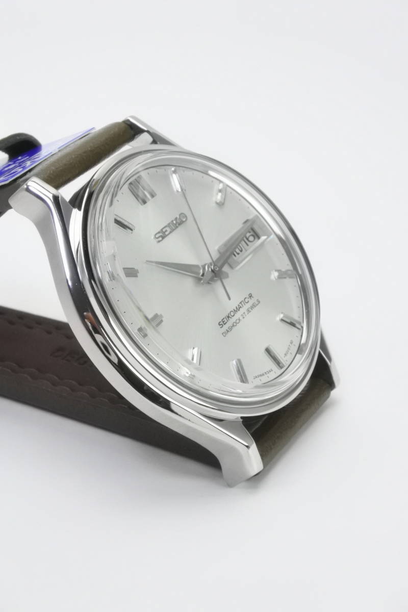 -☆-1966年製SEIKO SEIKOMATIC8346-8000(83セイコー) 27石 自動巻紳士腕時計 純正SEIKOベル 6