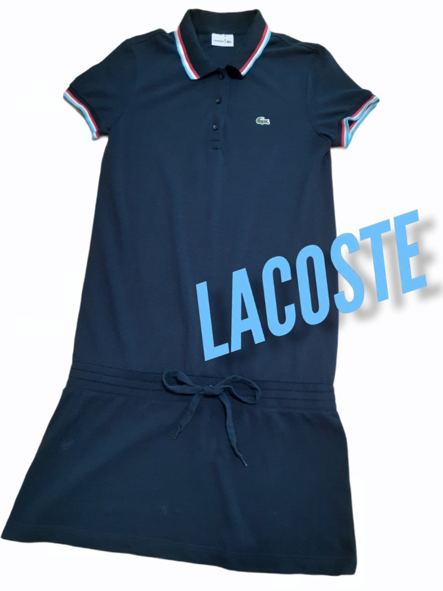 Paypayフリマ Lacoste ラコステ 半袖 ポロシャツ ワンピース サイズ38 Paypayフリマ Lacoste ラコステ 半袖 ポロシャツ ワンピース サイズ38