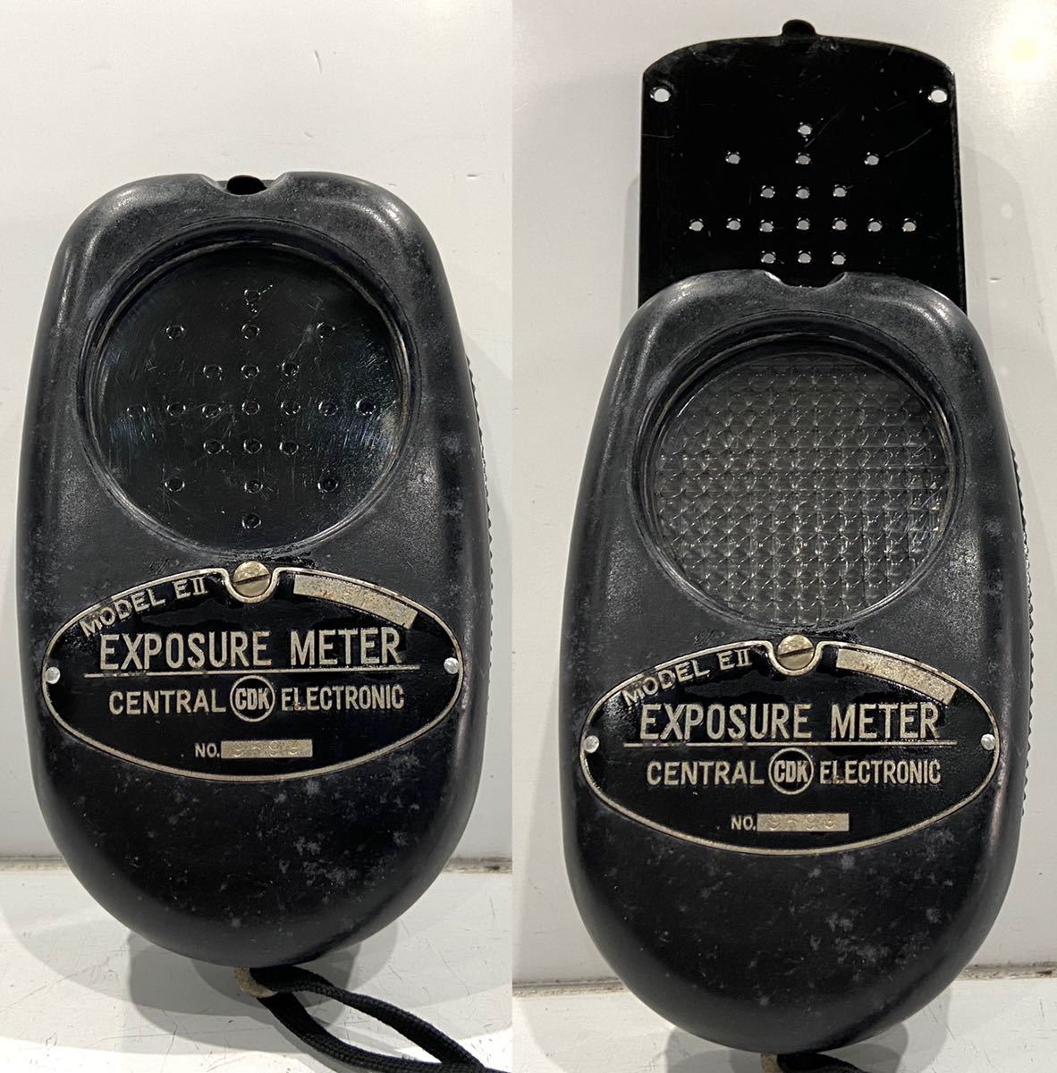 210729C* walz EXPOSURE METER MODEL EⅡ CENTRAL CDK ELECTRONIC light meter leather case attaching! delivery method =yaf cat takkyubin (home delivery service)!