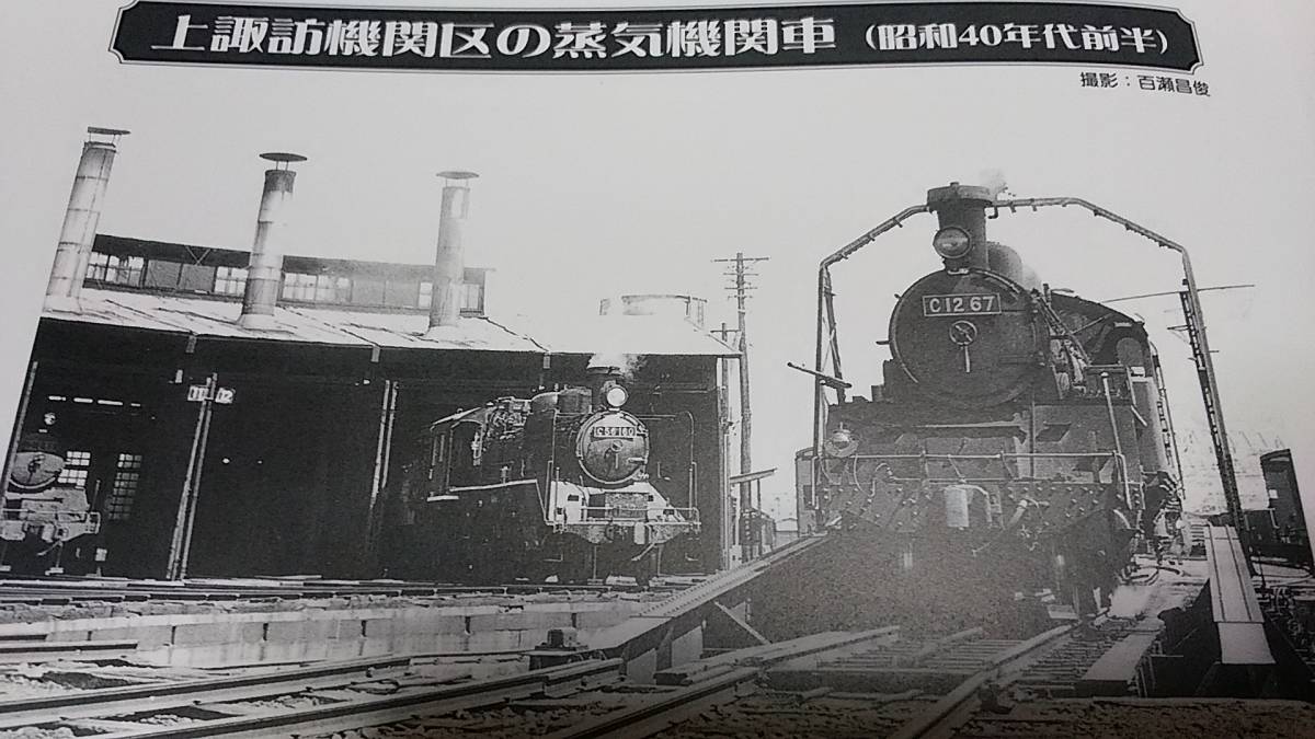 ★新品！　昭和30，40年代の上諏訪機関区、上諏訪駅の風景。_画像6