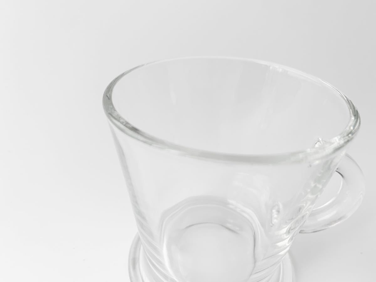 マグカップ 2点セット 180ml コーヒーグラス コップ ガラスカップ