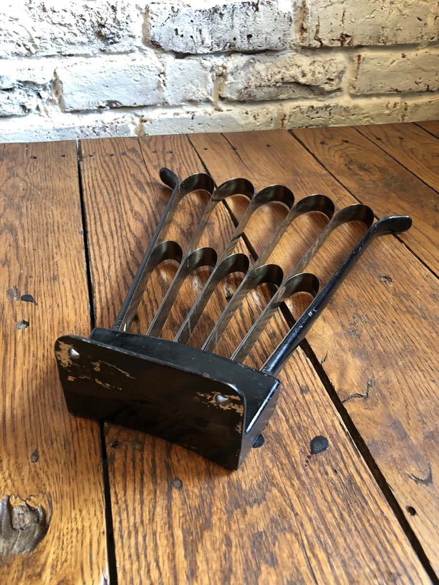 vintage】トラウザーズハンガー hanger ラック 鉄製 店舗什器 antique