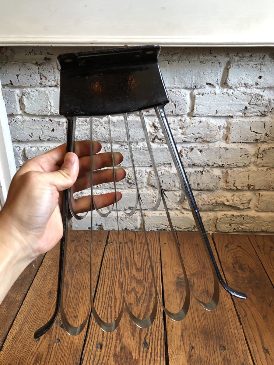 vintage】トラウザーズハンガー hanger ラック 鉄製 店舗什器 antique