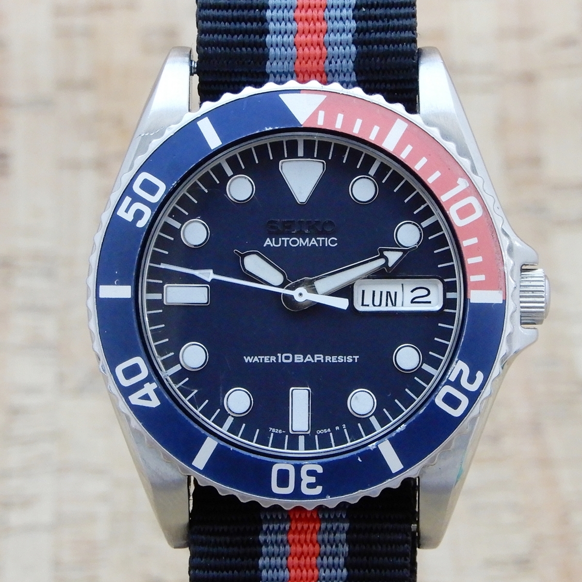 限定品在庫 SEIKO AUTOMATIC 7S26-0050 DIVERS PEPSI - 時計