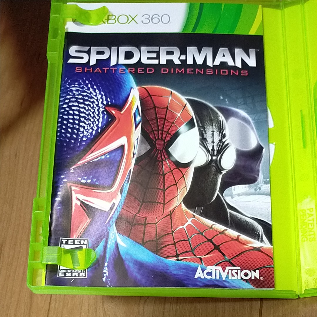 XBOX360　SPIDERMAN　shattered dimensions