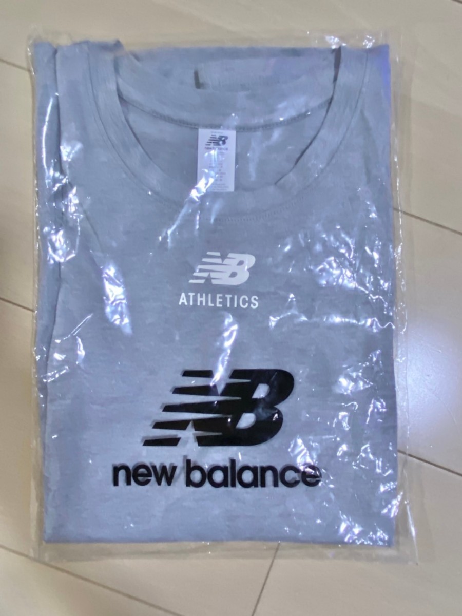 new balance「ノースリーブTシャツ awt01182」Mサイズ カラー:グレー