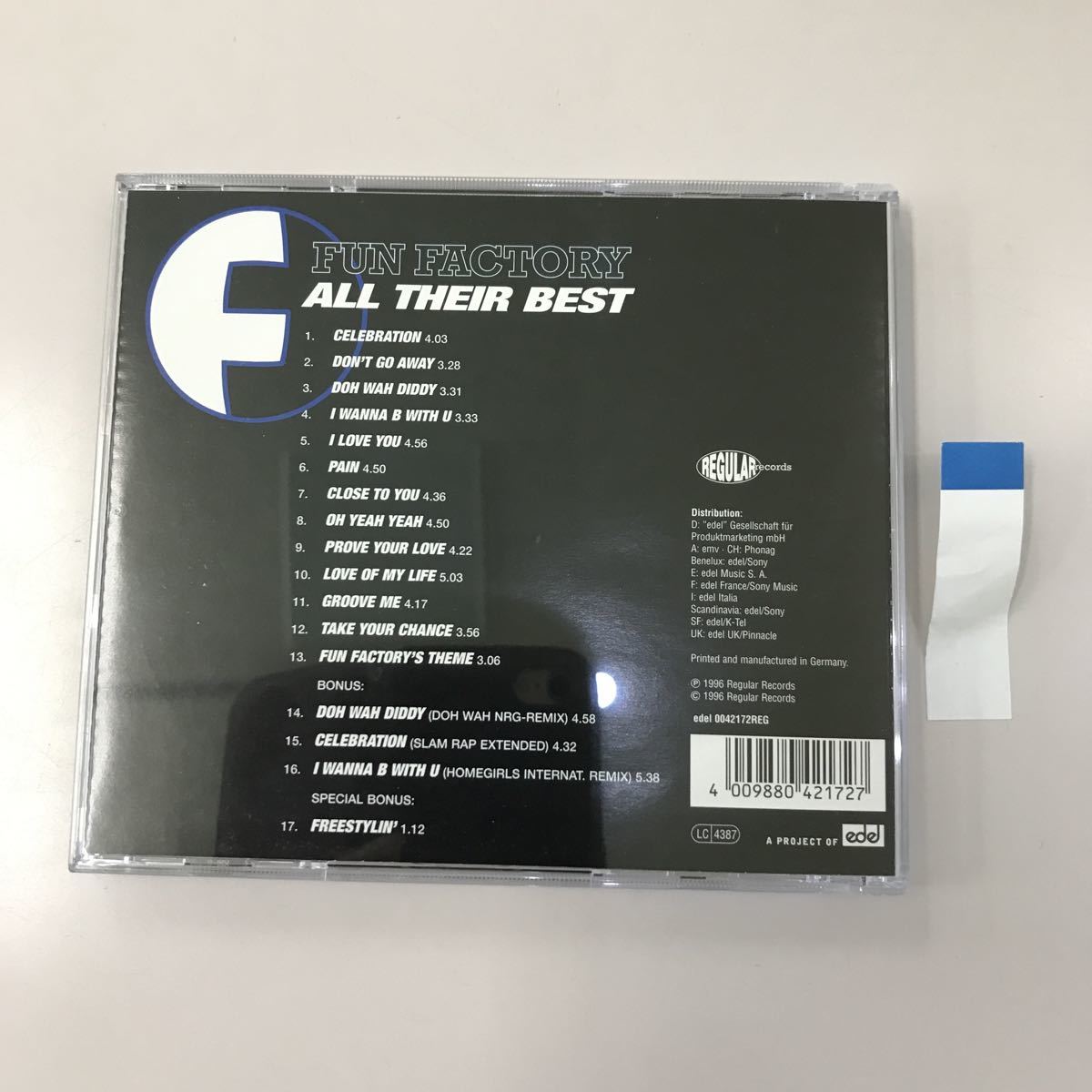 CD 輸入盤 中古【洋楽】長期保存品 FUN FACTORY