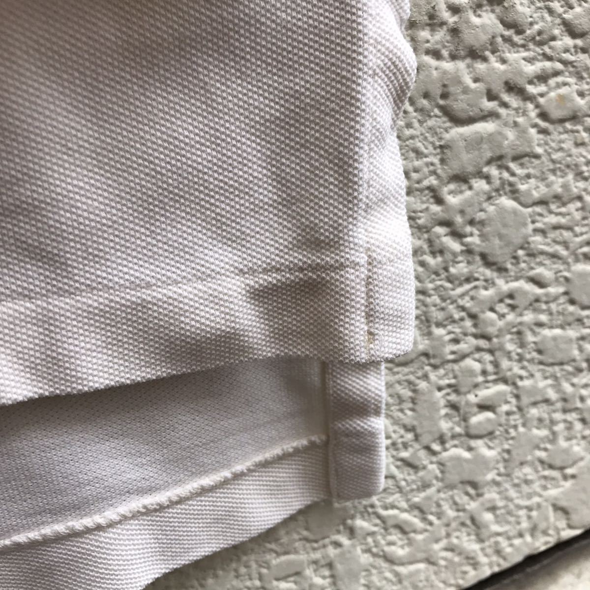 希少 90s USA製 ポロラルフローレン ポロシャツ POLO RALPH LAUREN 北マリアナ諸島製(アメリカ製) 白 vintage Mサイズ