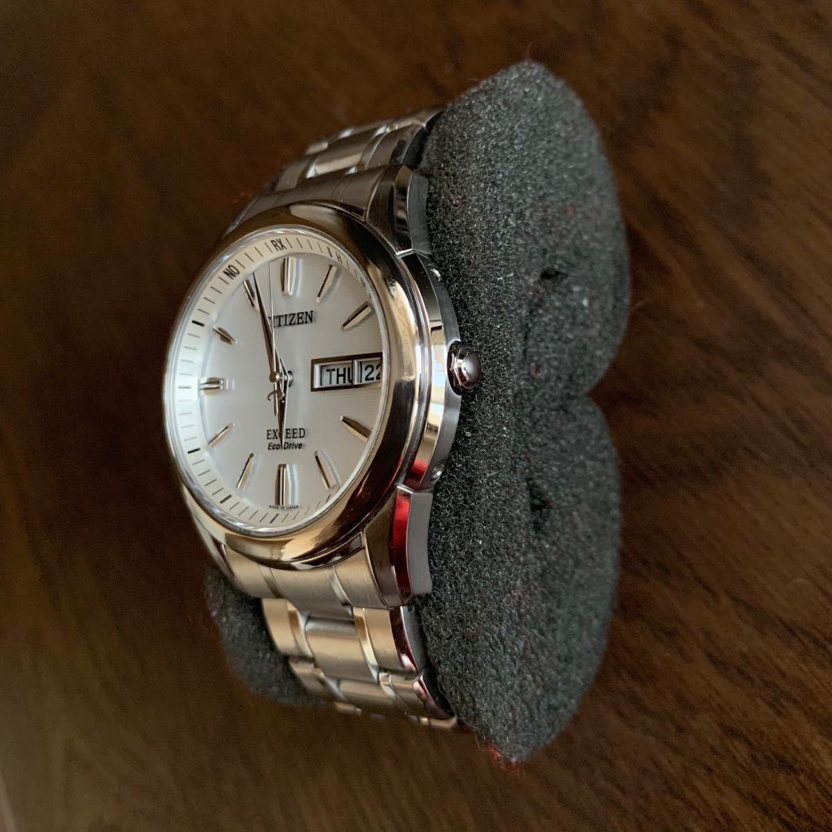 CITIZEN/シチズン エクシード エコドライブ H10B-T015620 GN-4W-S チタン 電波ソーラー