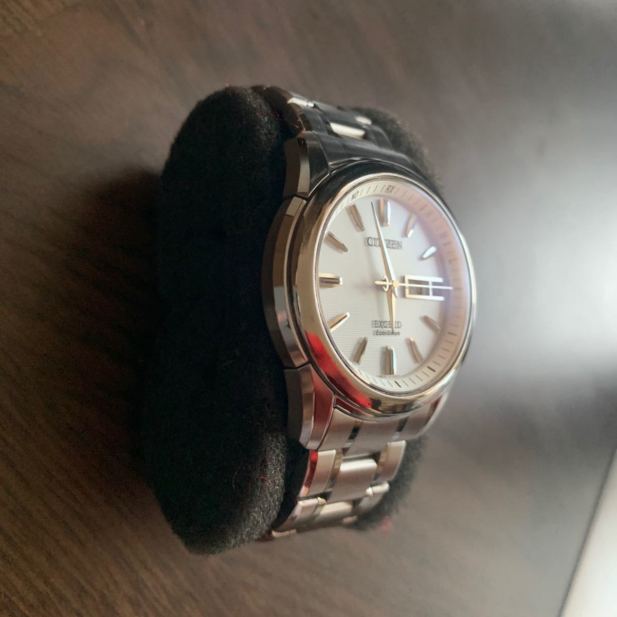 CITIZEN/シチズン エクシード エコドライブ H10B-T015620 GN-4W-S チタン 電波ソーラー