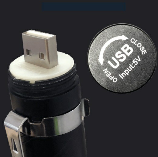 LED ヘッドライト USB充電式 懐中電灯 フラッシュライト 強力 180°調整