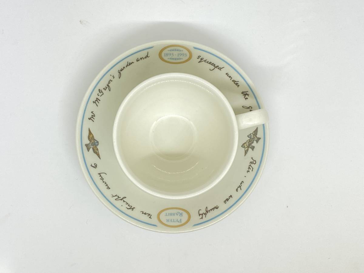 ＊レア＊ WEDGWOOD ウェッジウッド ＊RARE＊ PETER RABBIT Tea Cup & Saucer ピーターラビット ティーカップ＆ソーサー *M288_画像10