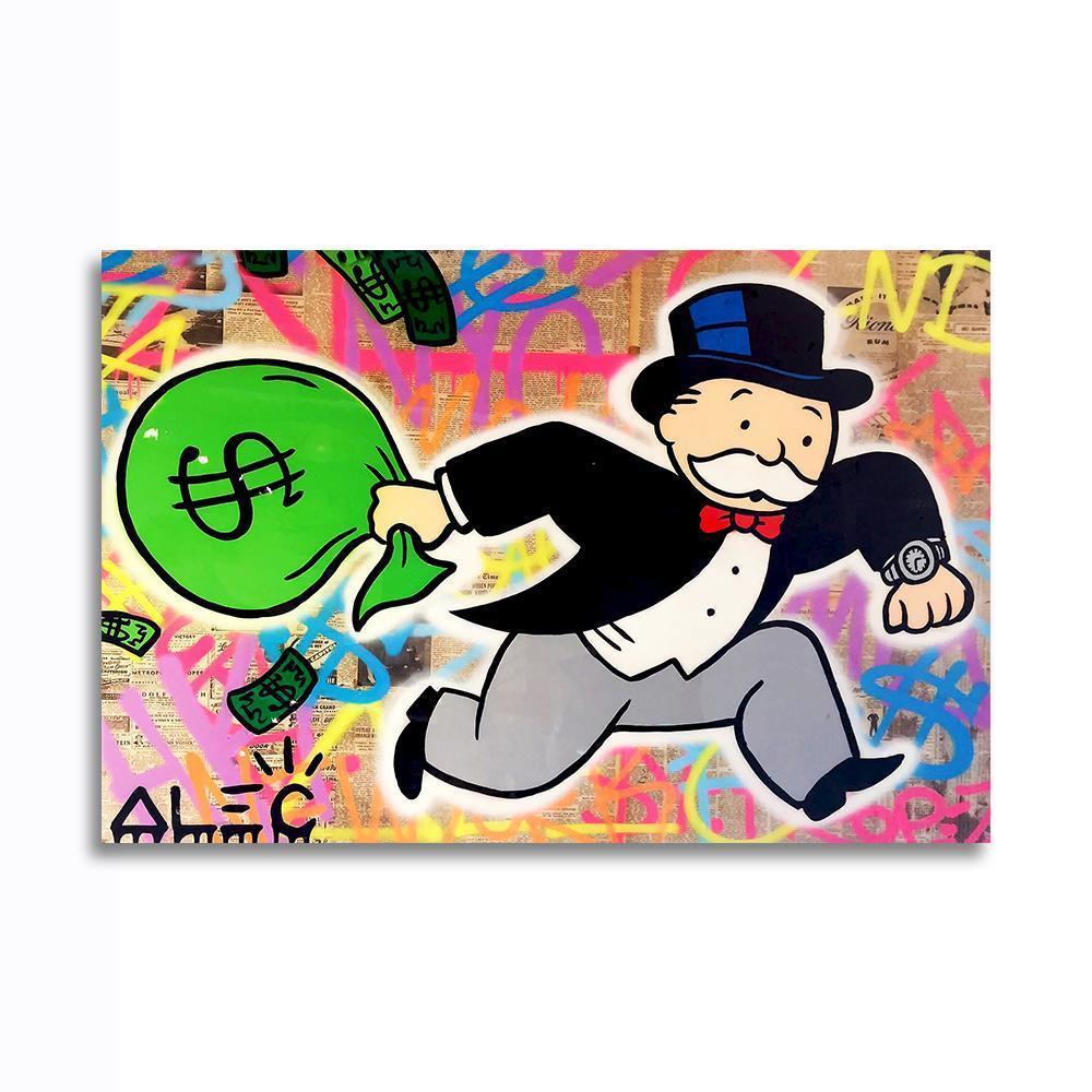 Monopoly モノポリー 特大 ポスター 150x100cm ボードゲーム マネー ビットコイン 海外 アート インテリア グッズ 絵 雑貨 おしゃれ 大 4_画像3