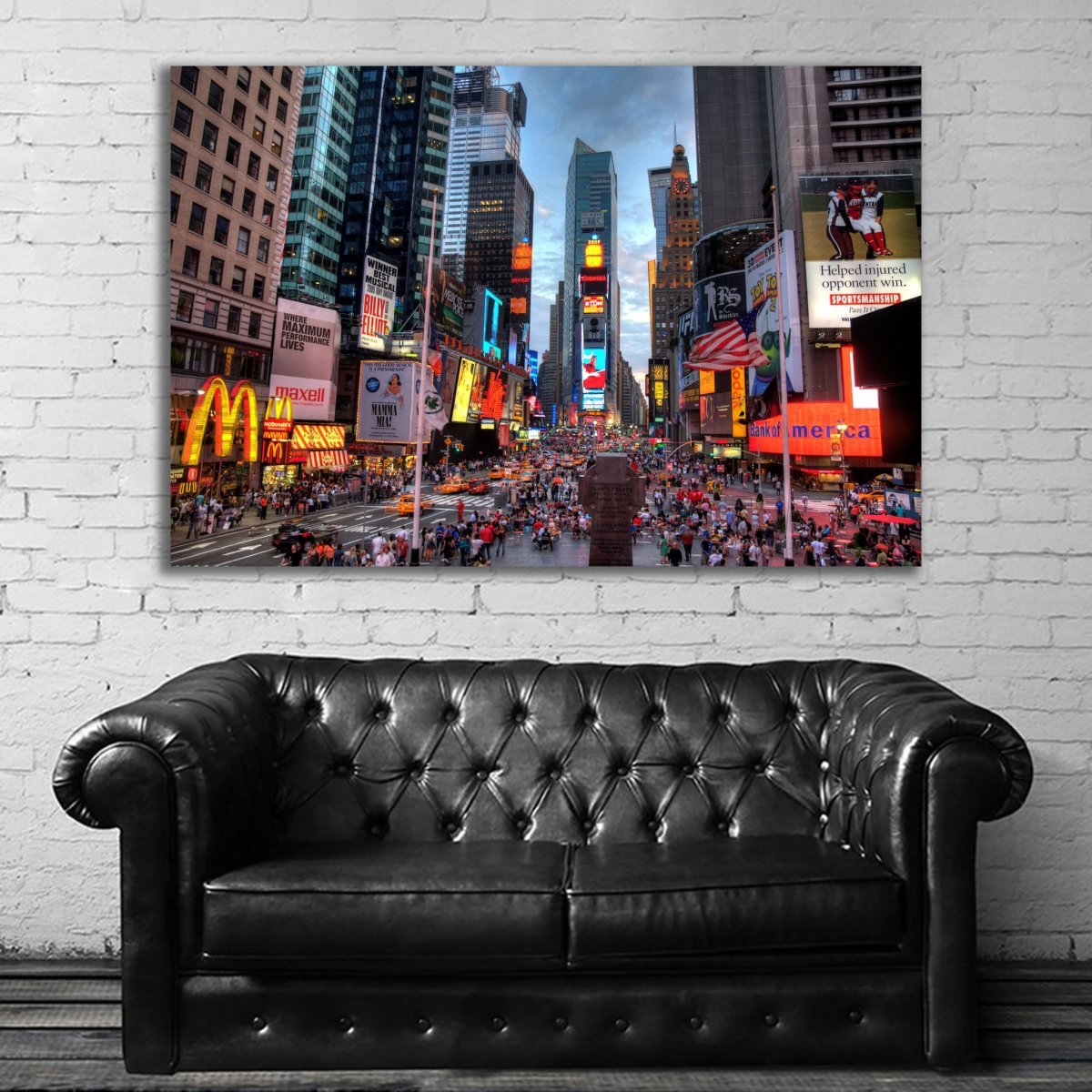 ニューヨーク 特大 ポスター 150x100cm 夜景 景色 タイムズスクエア 海外 インテリア グッズ 絵 雑貨 写真 アート 大判 大 アメリカ 2