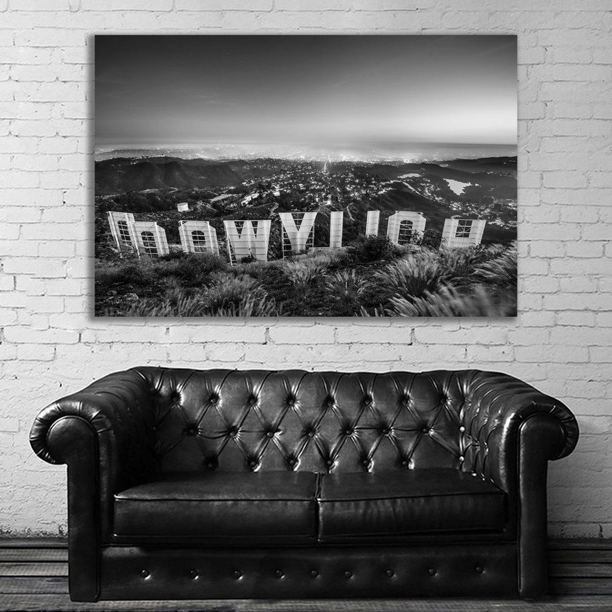ロサンゼルス アメリカ 特大 ポスター 150x100cm ロス 夜景 景色