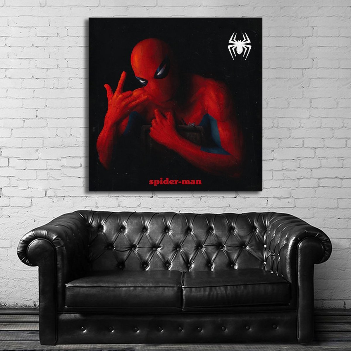 ヒップホップ マーベル アート 特大 ポスター 100x100cm 海外