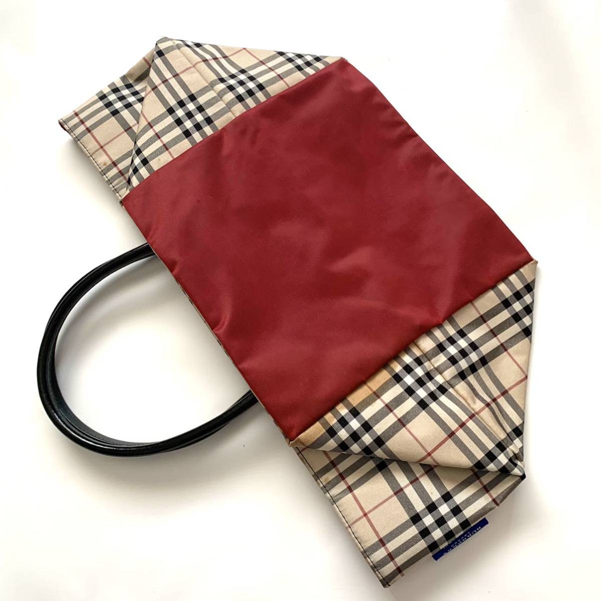 Burberry バーバリー ノバチェック柄 ナイロンバッグ トート Burberry バーバリー ノバチェック柄 ナイロンバッグ トート