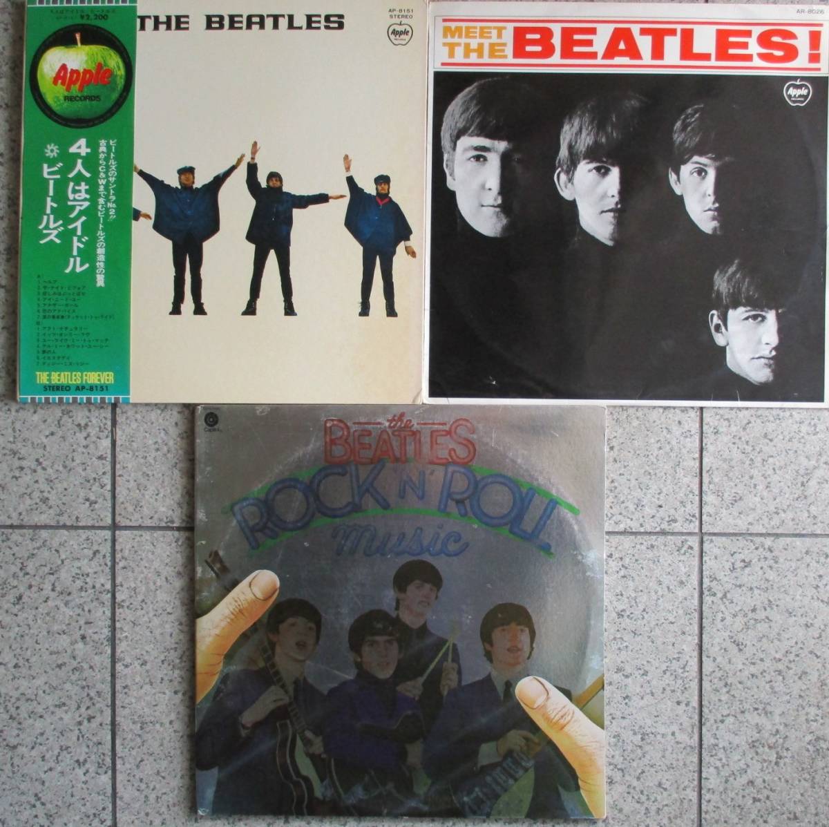 LP / Beatles 2. Помощь (четыре идола), мясо «Битлз», Rockon Roll Music. Установите 3 штуки.