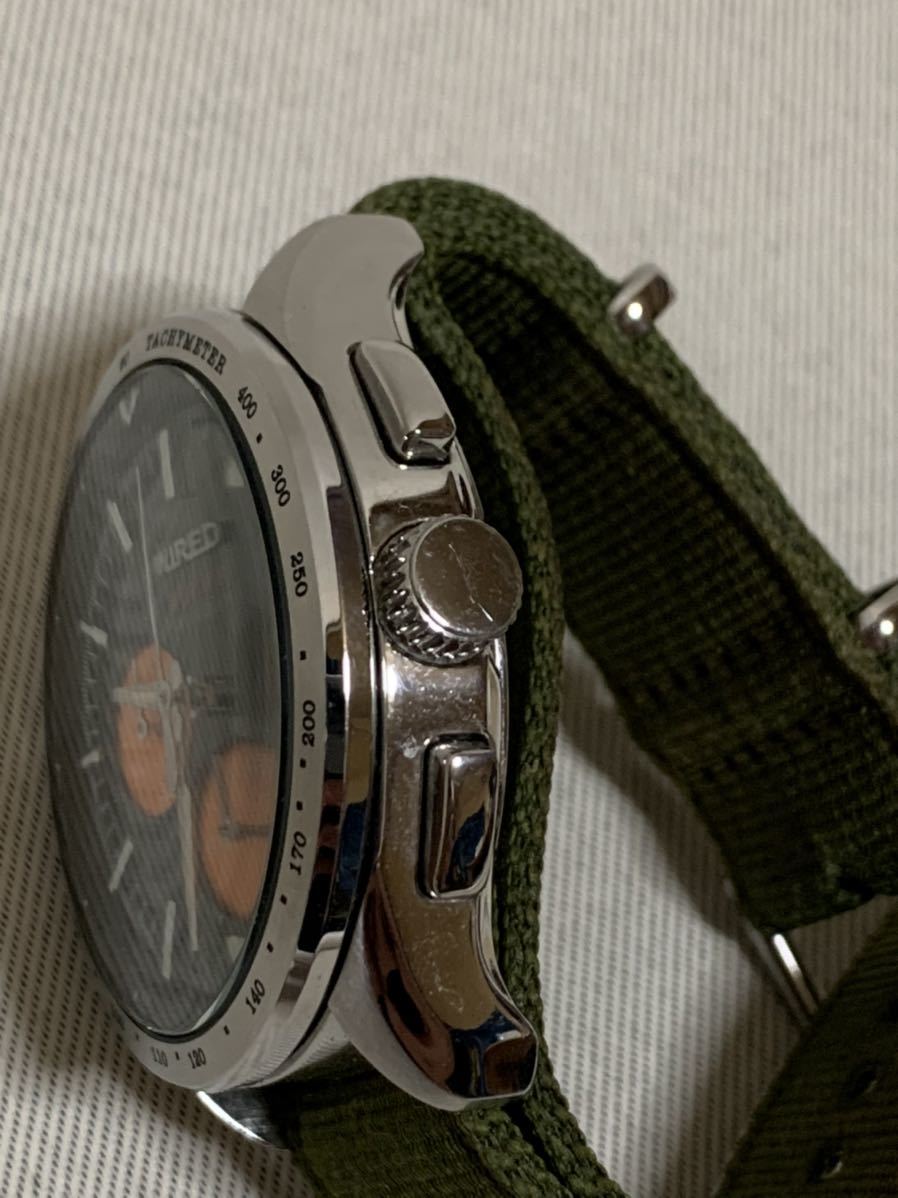 WIRED×BEAMS ワイアード ビームス コラボ クロノグラフ クオーツ WIRED×BEAMS ワイアード ビームス コラボ クロノグラフ クオーツ