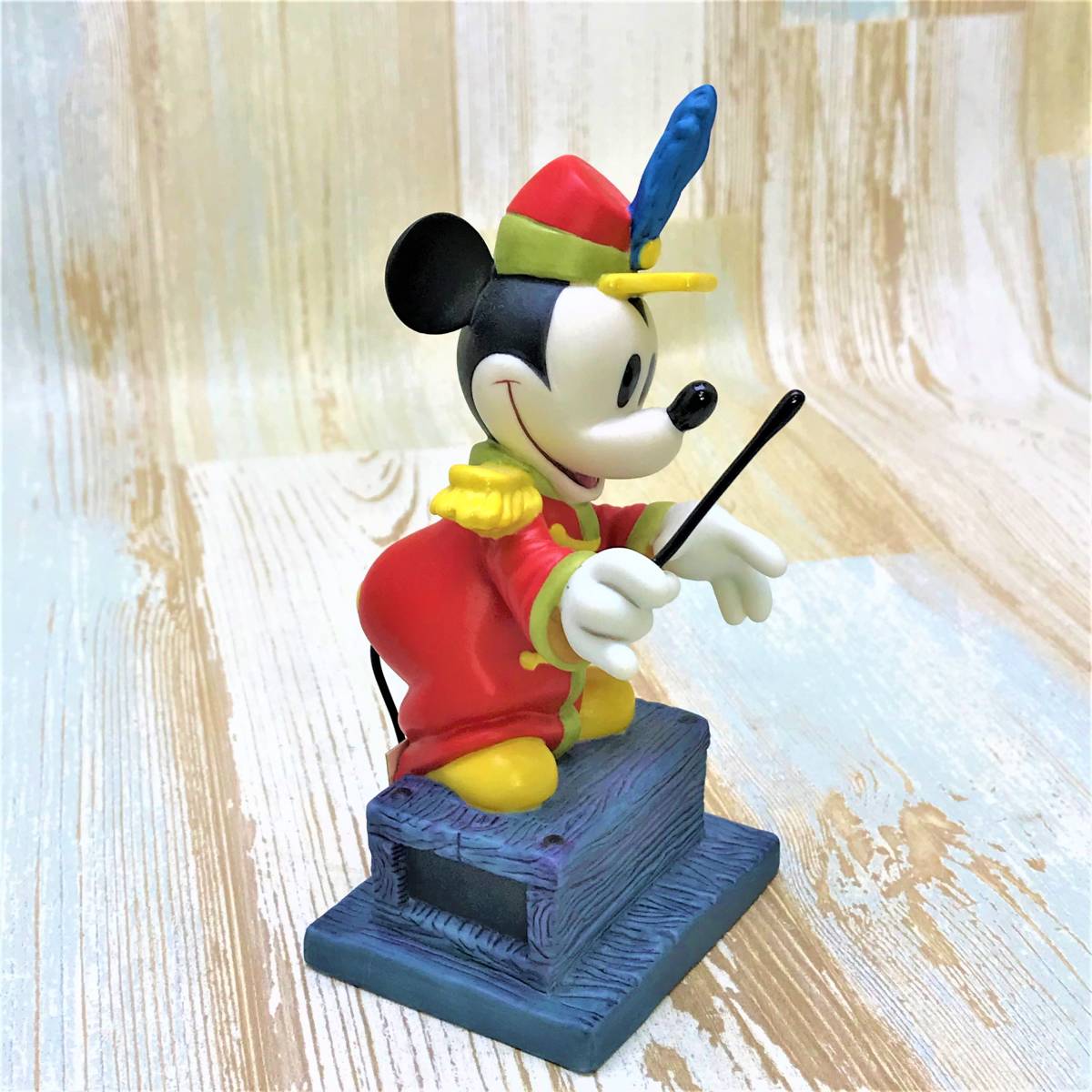全国宅配無料 指揮者 レトロ ミッキー フィギュア DISNEY公認 高さ53