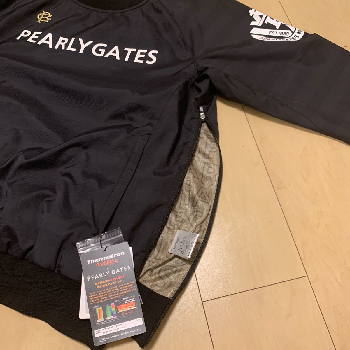 新品】パーリーゲイツ PEARLY GATES スニード ブルゾン ブラック 新品】パーリーゲイツ PEARLY GATES スニード ブルゾン ブラック