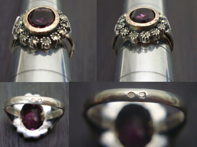  розовый цвет камень. кольцо кольцо Vintage ma-ka сайт ma LUKA jito Portugal производства 
