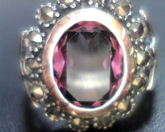  розовый цвет камень. кольцо кольцо Vintage ma-ka сайт ma LUKA jito Portugal производства 