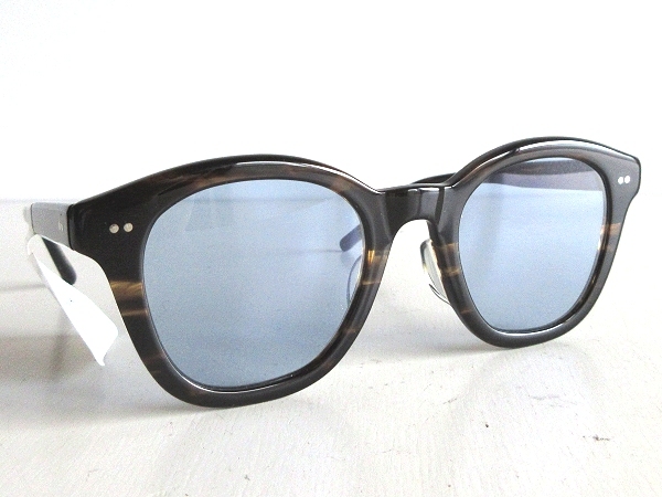 新品 OLIVER PEOPLES オリバーピープルズ EBONEE 49 COCO2-BLU ボストンウェリントン セルフレーム サングラス 49□23-145 鼈甲 60s型 眼鏡_画像2