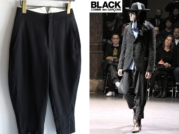 BLACK COMME des GARCONS ブラックコムデギャルソン 2011SS 裾ボタン