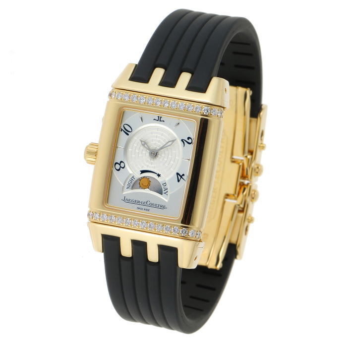 JAEGER-LECOULTRE Jaeger-Le Coultre Revell so gran sport dam Night &tei diamond ручной завод 296.1.74 750YG женский часы 2010059