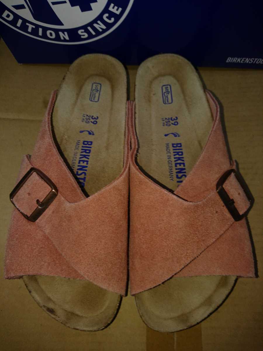 ビルケン BIRKENSTOCK ビルケンシュトック アローサ AROSA 39ナロー スエード チューリッヒ マドリッド ソフトフットベッド（¥10,000）