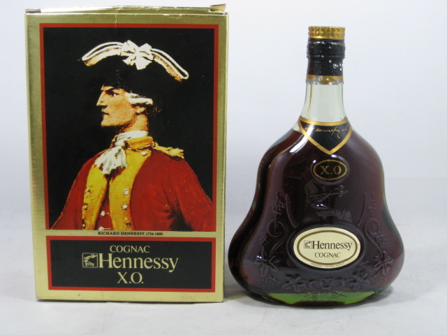 Hennessy　XO/ヘネシー　旧・グリーンボトル　700ml　箱付き-442787_画像1