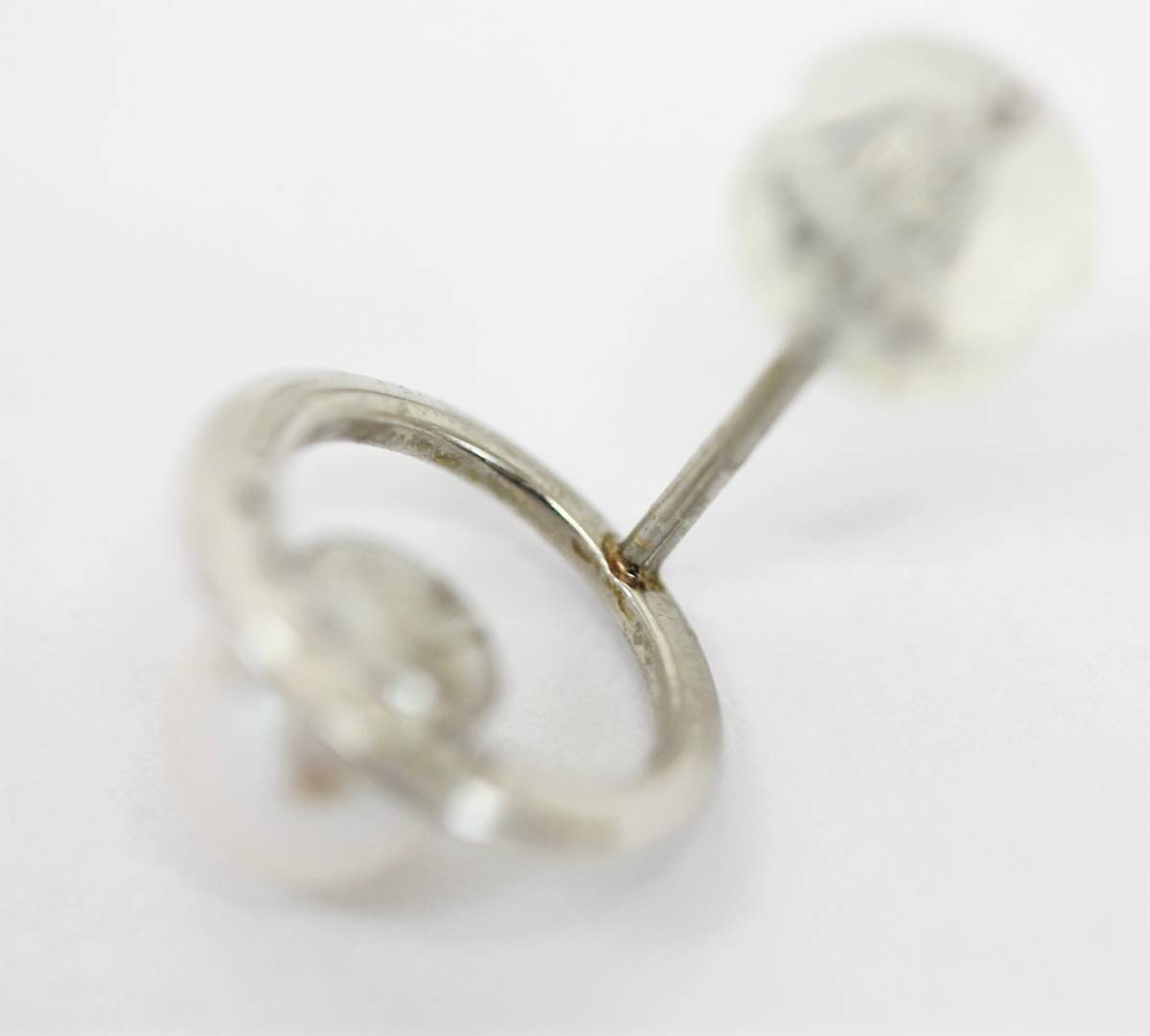 Y4632#◇美品◇ヴァンドーム青山 Pt900/Pt950 パール・ダイヤ ピアス