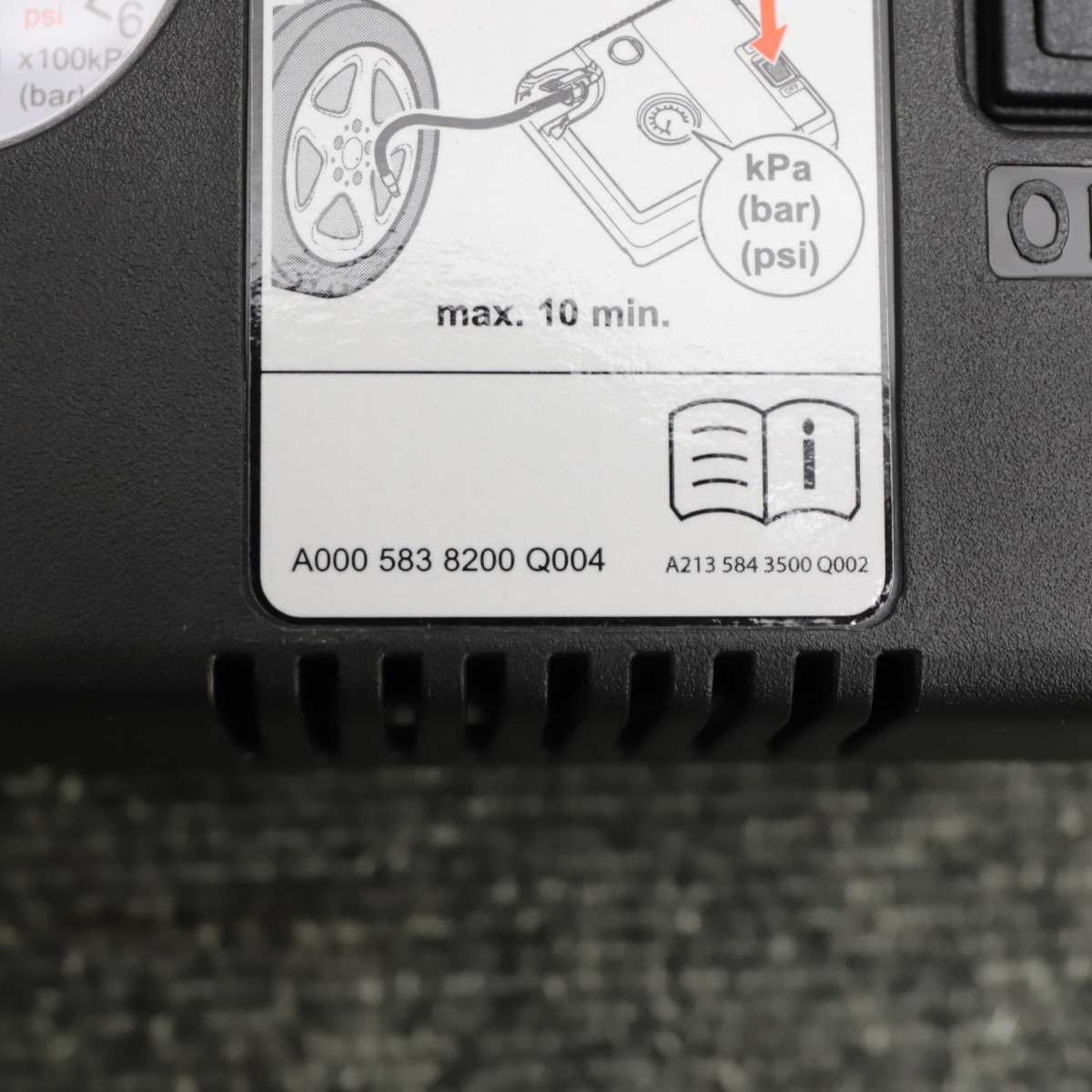 [M-19] Benz W177 A180 ремонт прокола воздушный компрессор погруженный в машину инструмент A0005838200 осмотр :A200d W247 б/у 