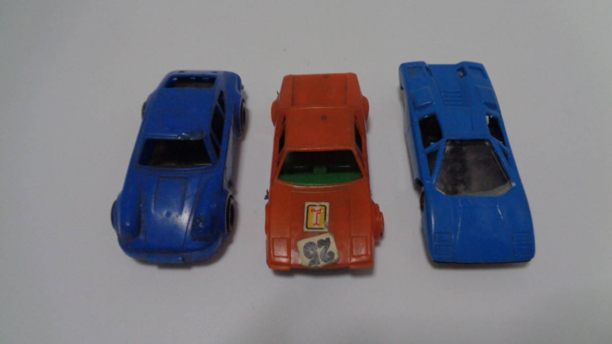 * retro *CAR* rare article [ former times toy extra MADE IN JAPAN 11 piece set automobile s Parker truck boat 7 from 13cm] present condition delivery that time thing 