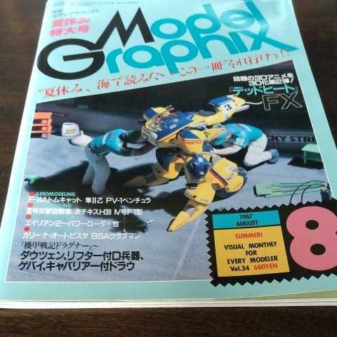 モデルグラフィックス 1987 8月号 No.34　☆_画像1