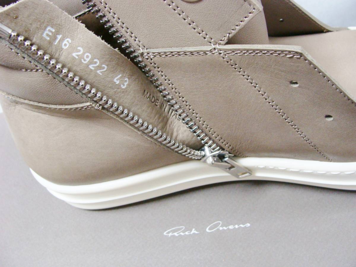 Rick Owens リックオウエンス ◇ Island Dunk アイランド ダンク レザー 皮 革 ハイカット スニーカー シューズ 靴