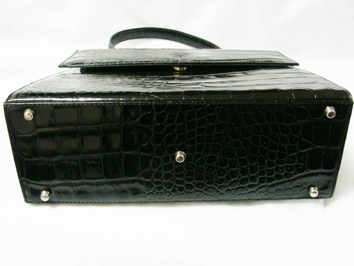 GIANNI VERSACE ジャンニ ヴェルサーチ ◇ クロコ メデューサ 型押し