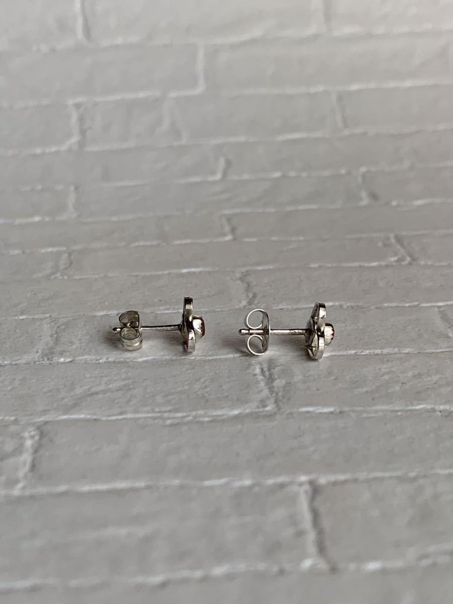 インディアンジュエリー ピアス ズニ Zuni ズニピアス サンゴ シルバーピアス シルバー925アーティスト ハートピアス ハート_画像7