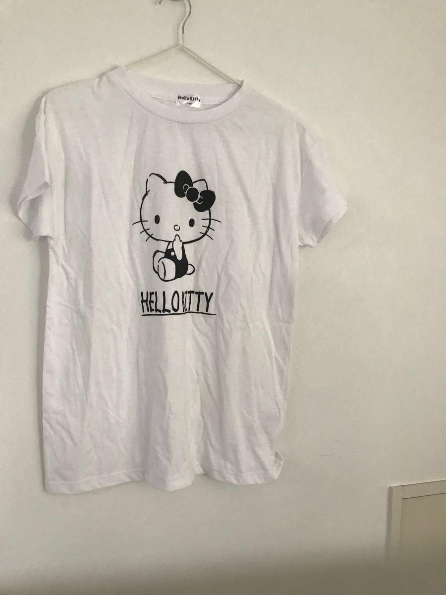 ハローキティhello kitty☆白半袖Tシャツ