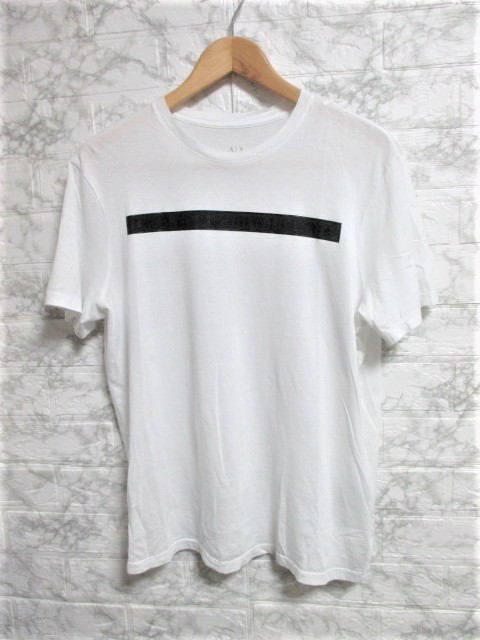 ☆ARMANI EXCHANGE アルマーニ エクスチェンジ ボックスロゴ Tシャツ 半袖/メンズ/S