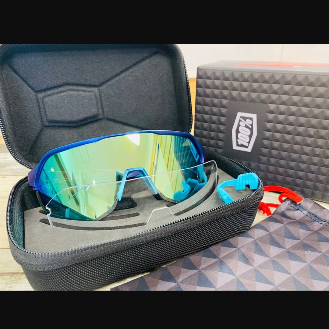 100% S2 Blue Topaz　サングラス　サガン　自転車　ロード　野球　オークリー　OAKLEY　バイク　陸上　マラソン　