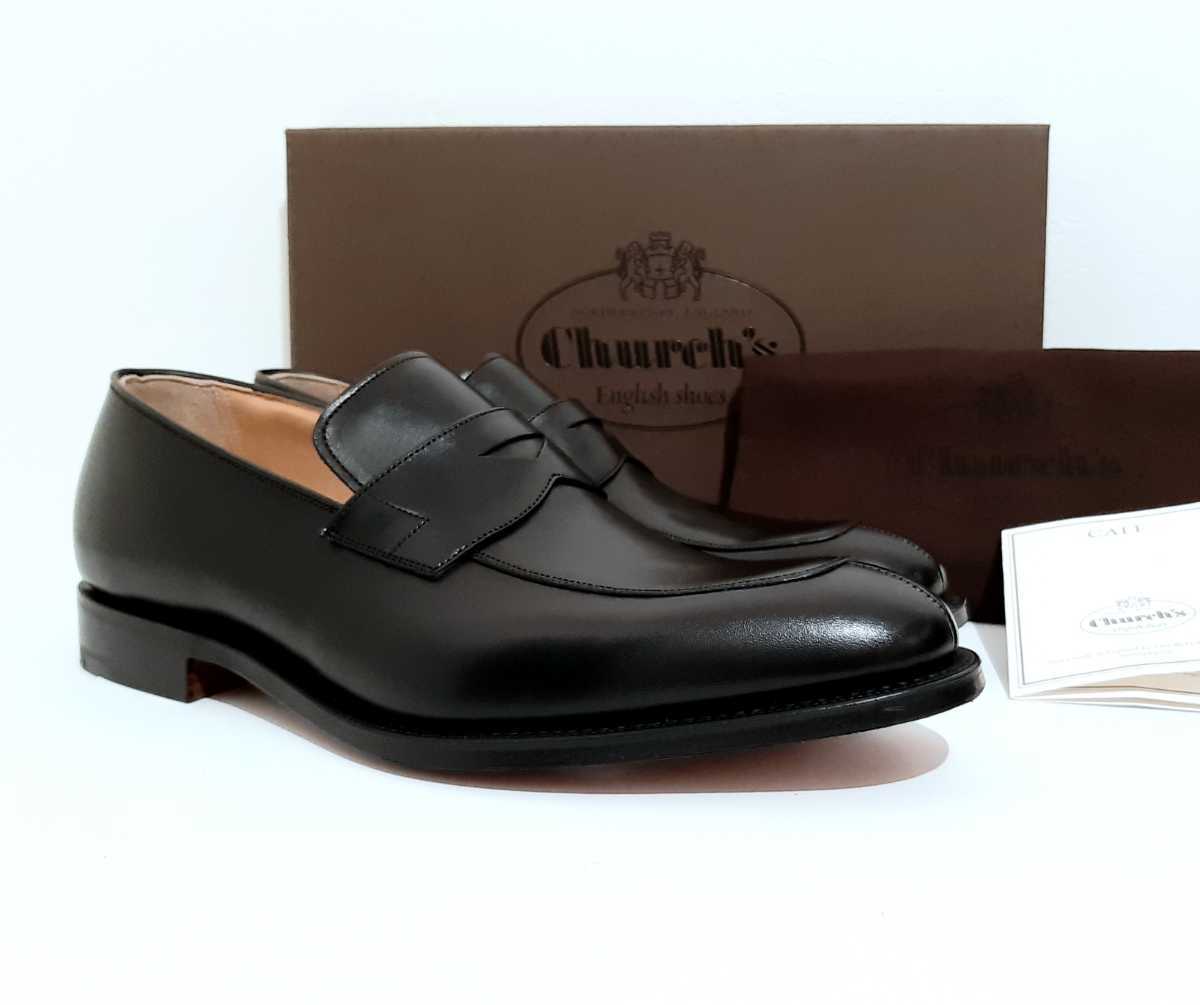 新品未使用】CHURCH (チャーチ) ペニーローファー KARL 紺色