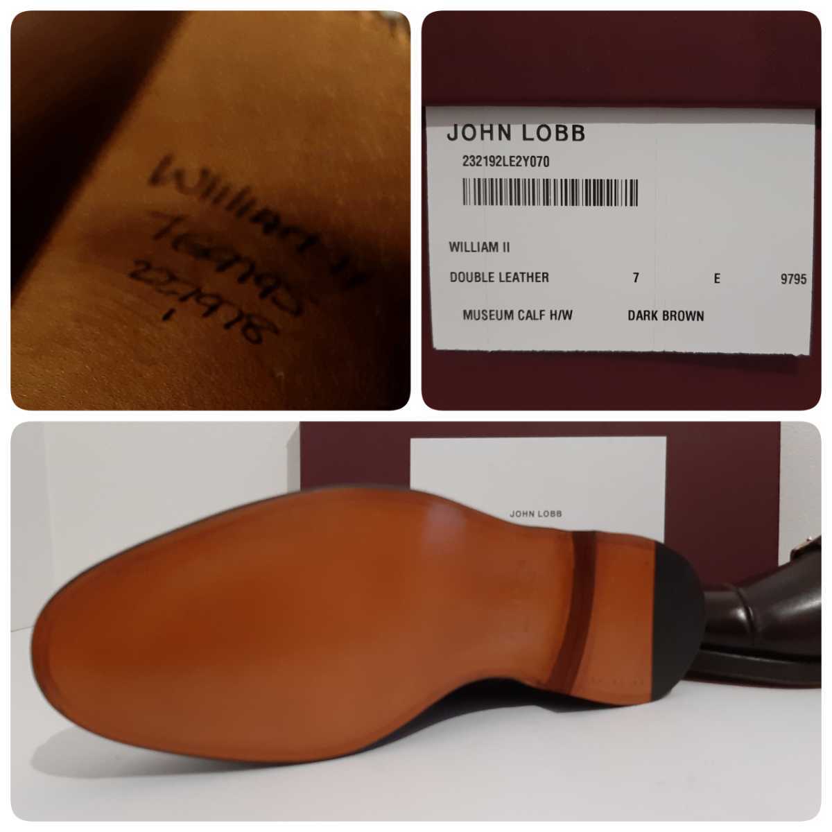新品 JOHN LOBB William Ⅱ UK7 ジョンロブ ウィリアム2 新品 JOHN LOBB William Ⅱ UK7 ジョンロブ ウィリアム2