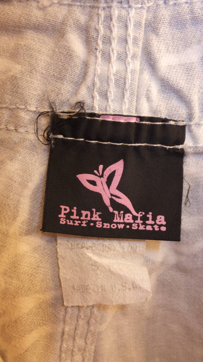 *Pink Mafia* Girls surf pants Beach pants Size S розовый mafia шорты для серфинга пляж брюки размер S USED IN JAPAN