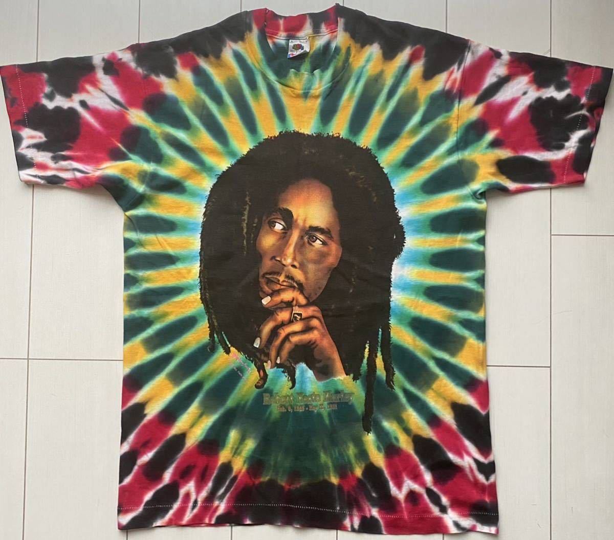 送料無料 90s USA製 vintage ビンテージ DEAD STOCK デッド ストック 未使用 美品 BOB MARLEY ボブ マーリー  LION ライオン レゲエ Tシャツ