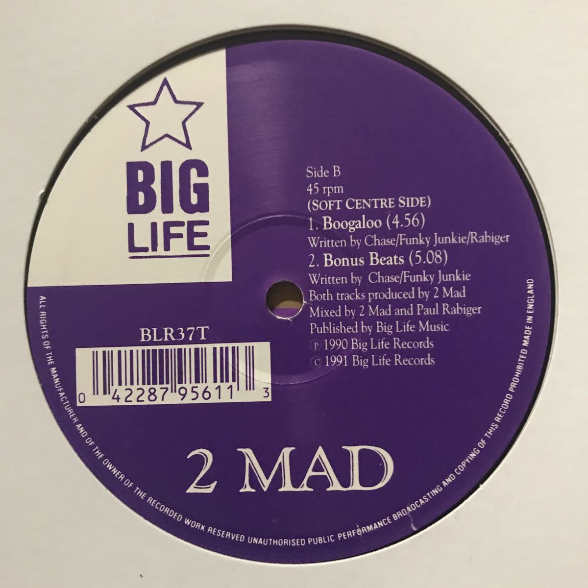 【r&b】2 Mad / Thinkin' About Your Body［12inch］オリジナル盤《3-1-35 9595》_画像3