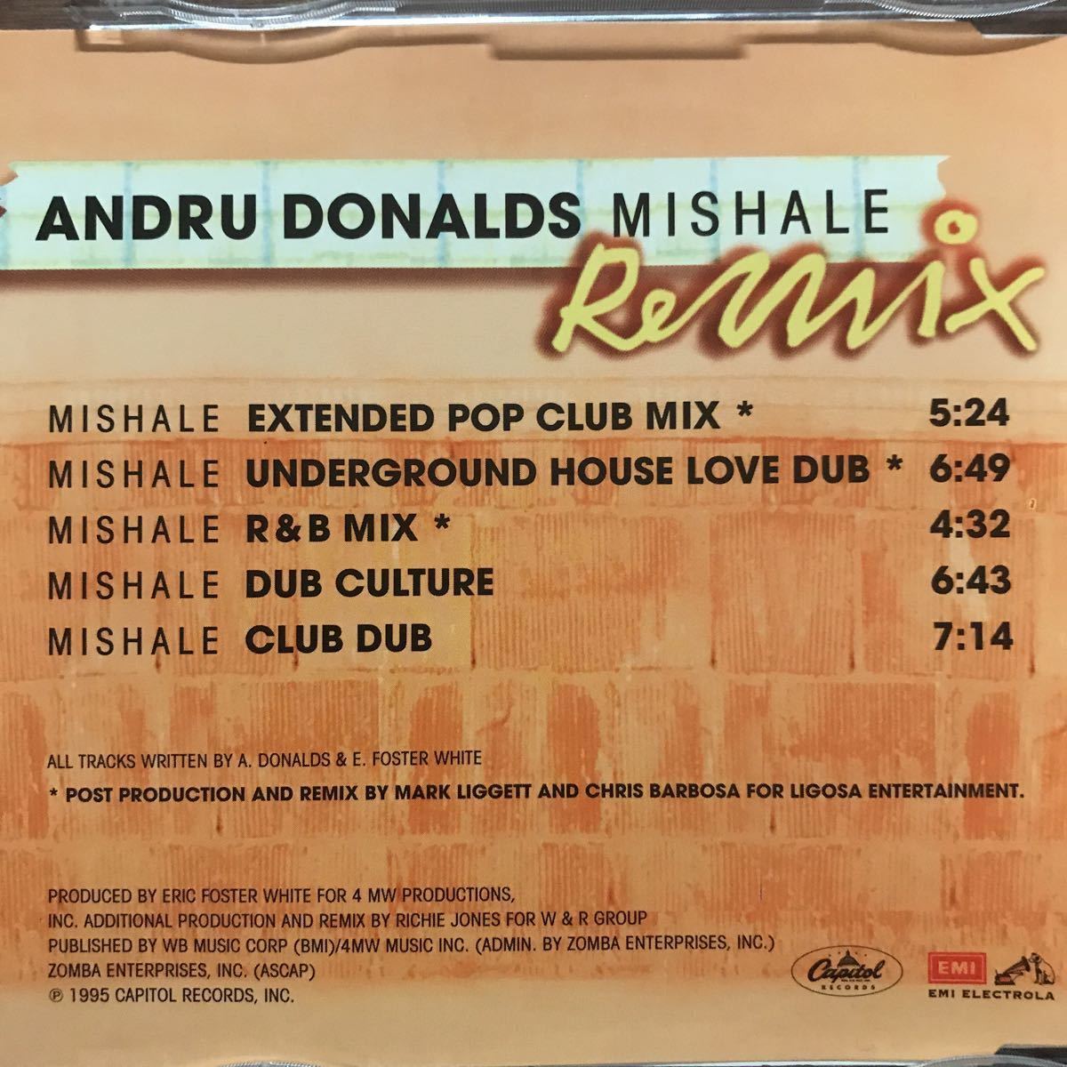 【r&b】Andru Donalds / Mishale-Remix［CDs］《9b054 9595》_画像4