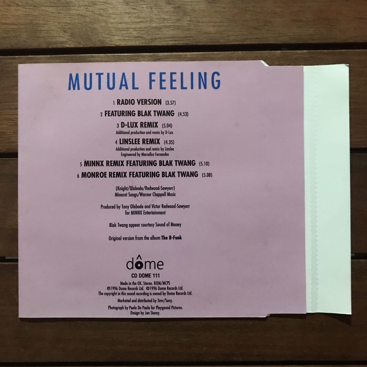 【r&b】Beverley Knight / Mutual Feeling［CDs］《8f060 9595》_画像2