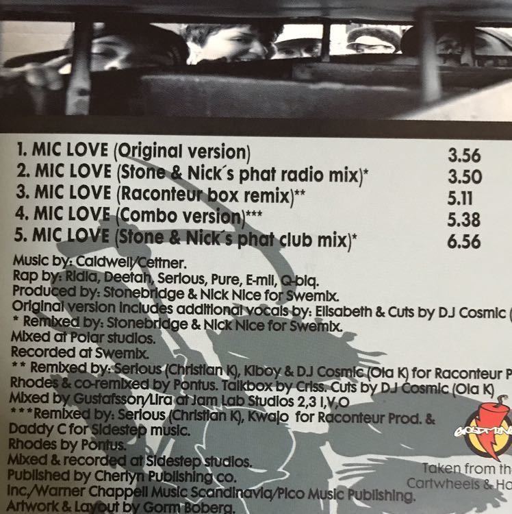 【eu-rap】Goldmine / Mic Love ［CDs］70's _ bobby caldwell/what you won't do for love 使い《2b091》_画像4